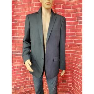 Caravelli Classic Design Two Button Navy Blazer Sportcoat 40L /34W NWT #WM1